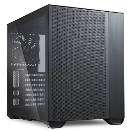 Lian-Li O11 AIR MINI Tempered Glass E-ATX Tower Computer Case, Black