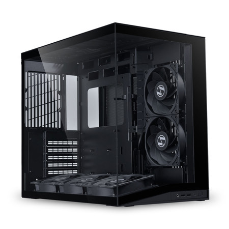 Lian-Li O11 Dynamic Mini V2 Tempered Glass ATX Mid Tower Computer Black Case with Fan