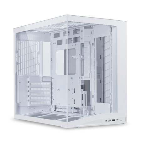 Lian-Li O11 Dynamic Mini V2 Tempered Glass ATX Mid Tower Computer White Case