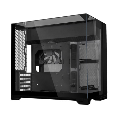 Lian-Li O11 Vision-M Compact Tempered Glass ATX Mid Tower Computer Case Black