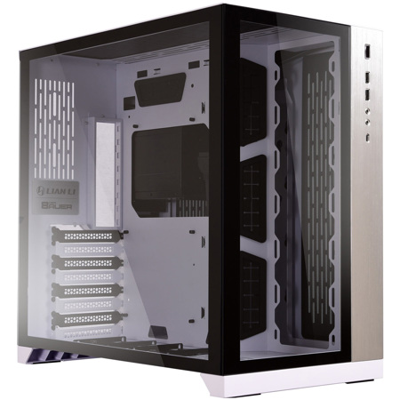 Lian-Li O11 Dynamic EVO ATX Mid Tower Tempered Glass Computer Case, White