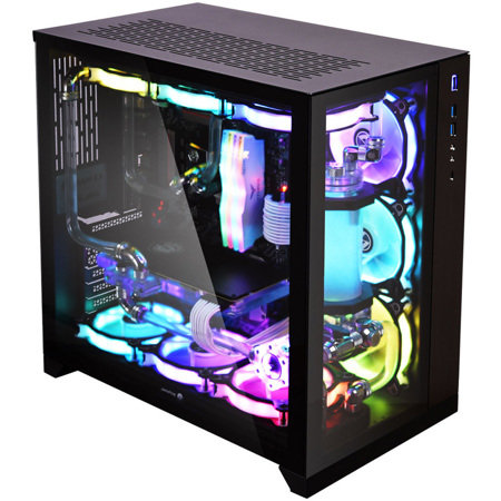 Lian-Li PC-O11DX Dynamic Mid Tower Tempered Glass Computer Case, Black
