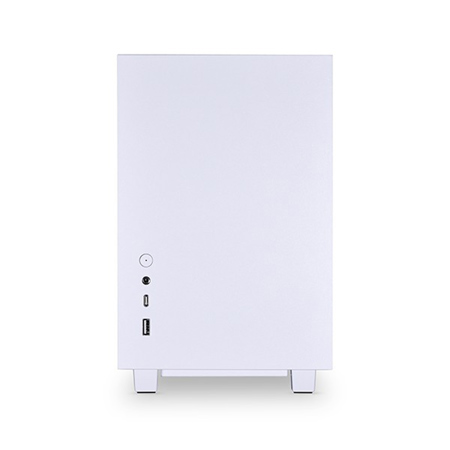 Lian-Li Q58 Aluminum Mini-ITX Computer Case with PCIe 3.0 Riser Card, White