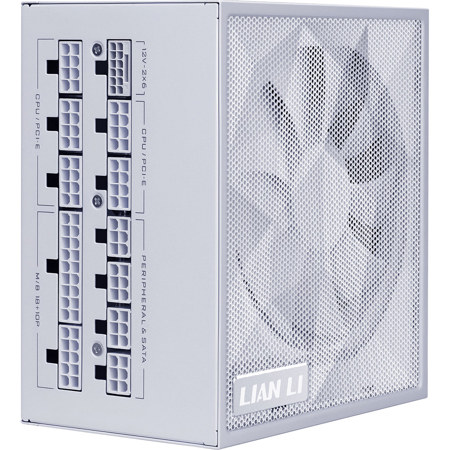 Lian-Li SX 80 Plus Platinum Certified Fully Modular ATX 3.1 Power Supply Unit White 1000W