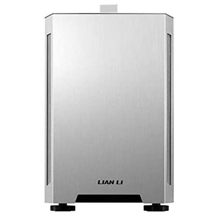 Lian-Li TU150WA Aluminum Mini-ITX Computer Case with Tempered Glass, Silver