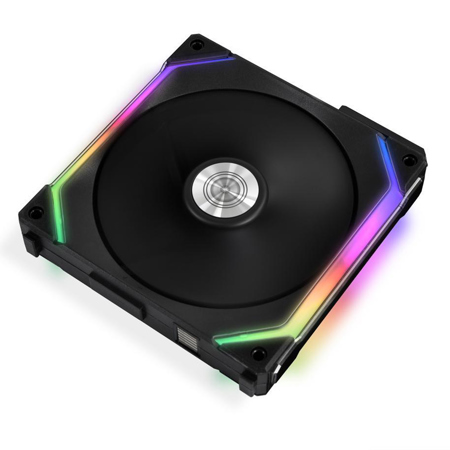 Lian-Li UNI FAN SL140 Revolutionized Daisy-Chain 140mm ARGB Fan, Black