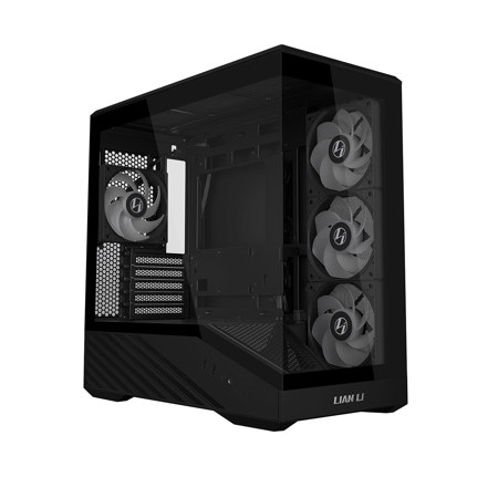 Lian-Li Vector V100 Mini Tempered Glass mATX Mini-Tower Computer Case with ARGB Fan