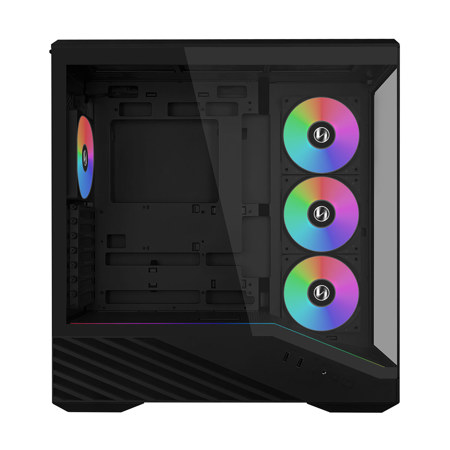 Lian-Li Vector V100 ARGB Tempered Glass E-ATX Mid-Tower Computer Case Black