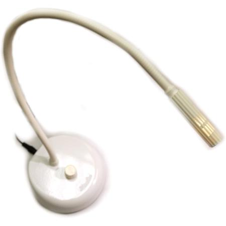 Littlite 18" Gooseneck LED Desk Light with Built-In Dimmer, U.S Power Supply, White