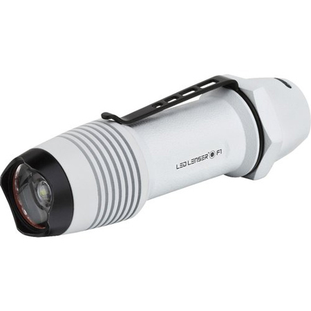 LED Lenser F1 400 Lumen Flashlight, White