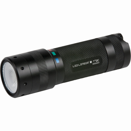 LED Lenser T2QC 140 Lumens Flashlight, Black