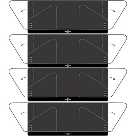 Lowel CL24 Fin-S, Set of 4 Barndoor Leaf Extensions