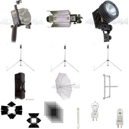 Lowel/Adorama DV Creator Kit, Analog & Digital Video Lighting Location Kit