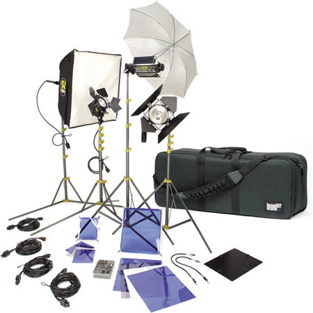 Lowel DV903LBZ DV Creator 55 Video Lighting Location Kit with LB-35 Soft Case
