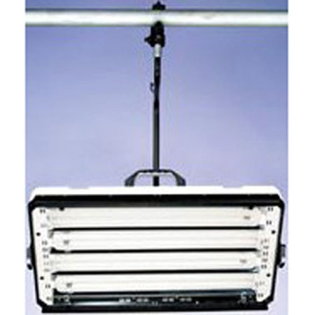 Lowel e-Studio 4 Fluorescent Light Unit with Rotating Mounting Plate, & T1-80 AC Cable - Total Watts: 220