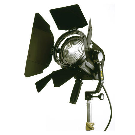 Lowel Fren-L 650 Halogen Fresnel Light Source with Barndoor Holder #FR111