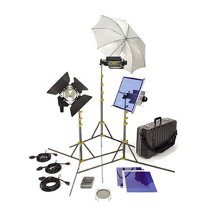 Lowel GO97Z TO GO 97 Omni Kit, Quartz Lighting Outfit