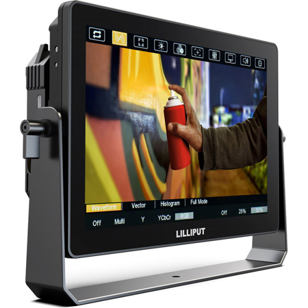 Lilliput HT10S 10.1" 16:10 WUXGA High-Brightness Touchscreen On-Camera Monitor, Supports HDMI and 3G-SDI
