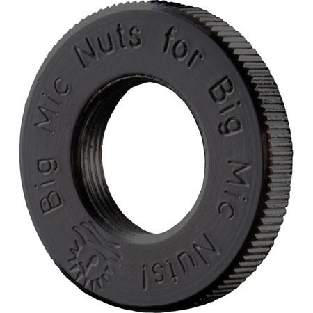 Latch Lake Jam Nut Microphone Stand Locking Nut, 3 Pack, Black