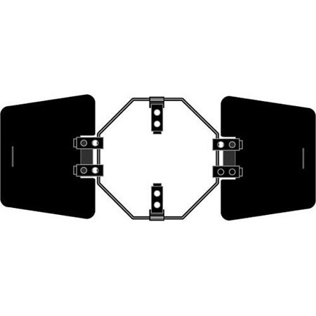Lowel L125 2-way Clip-on Barndoor Set for the L-light