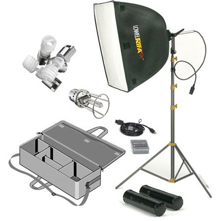 Lowel Rifa 66 eXtra/Flo Kit with LB-35 Soft Case