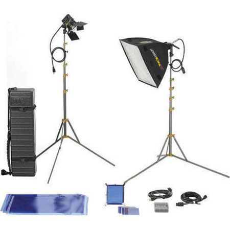 Lowel Rifa Pro 44 Kit, 500W Quartz Softlight Outfit, with Rifa Small Tube Case