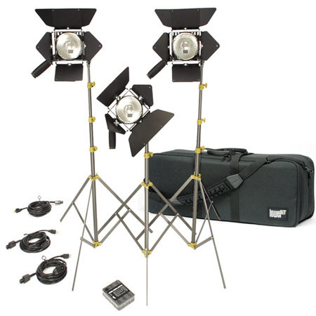Lowel Omni 3 Kit Quartz Lighting Outfit with LB-35 Soft Case. #O193LBZ