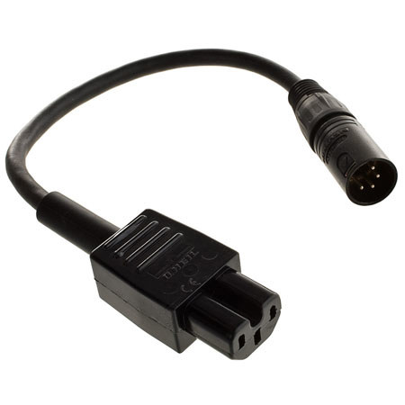 Lowel P2-82 1' 4-Pin XLR Cable for Pro-Lights with IEC