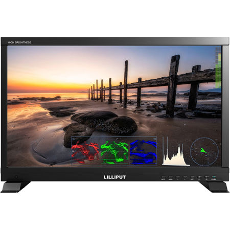 Lilliput PVM220S-H 21.5" FHD High-Bright Broadcast Monitor, 3G-SDI/HDMI,V-Mount