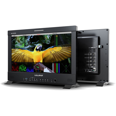 Lilliput Q18 17.3" 16:9 4K UHD HDR Broadcast Studio Monitor w/Case, Gold Mount