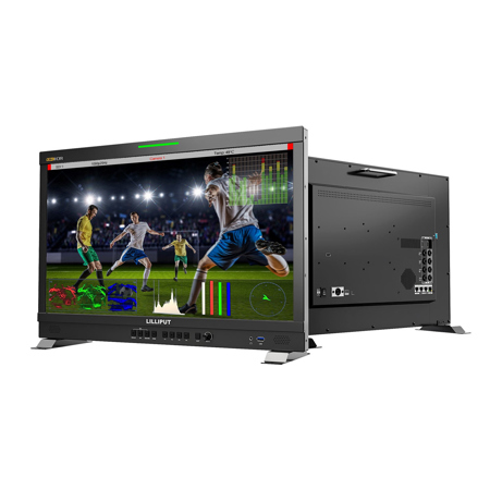 Lilliput Q23-8K 23.8" 16:9 4K Production Studio Monitor, 12G-SDI/HDMI,Gold Mount