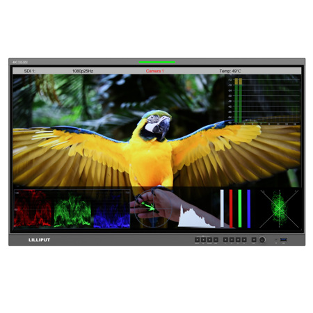 Lilliput Q31 31.5" 16:9 4K UHD 12G-SDI/HDMI 2.0 Professional Broadcast Production Studio Monitor, Built-In Speakers