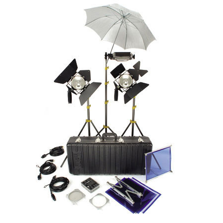 Lowel Elemental Kit, Quartz Lighting Outfit with TO-83 Case. #TO983Z