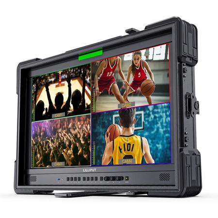 Lilliput UQ23 23.8" 16:9 4K Production Studio Monitor,12G-SDI/HDMI 2.1,V-Mount