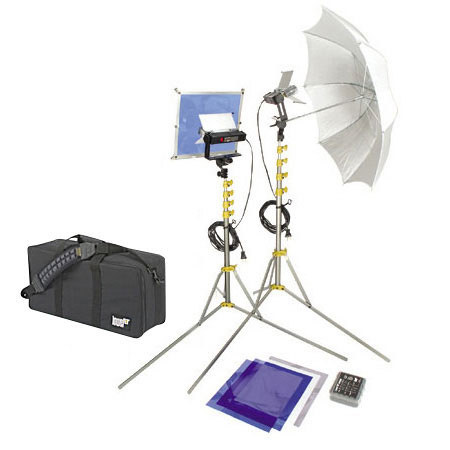 Lowel Go Easy-V Kit, Quartz Lighting Outfit with LB-30 Soft Case. #V190ULBZ