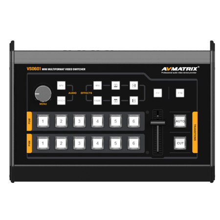 AVMatrix VS0601 Mini 6-Channel SDI/HDMI Multi-Format Video Switcher