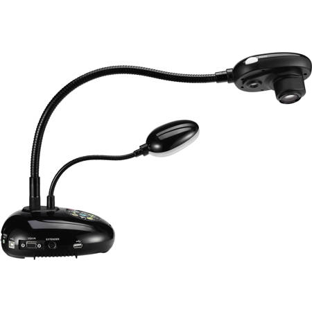 Lumens PC193 3.25MP Full HD VGA/HDMI Portable Document Camera, Built-In Microphone, 20x Zoom, Black