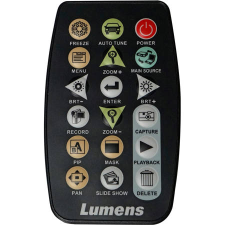 Lumens Remote Control for PS760, PS750 and PS751 Document Cameras
