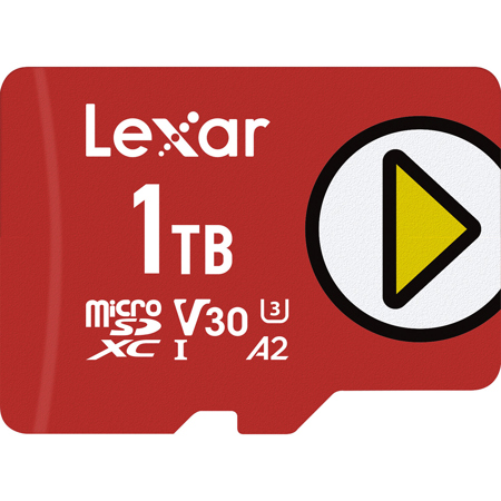 Lexar PLAY 1TB UHS-I V30 A2 microSDXC Memory Card