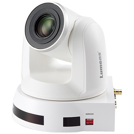 Lumens VC-A70H 9MP 4K UHD HDMI/HDBase T PTZ Camera, 12x Optical Zoom, White