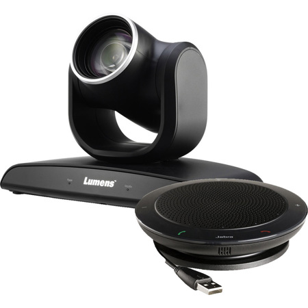 Lumens VC-B30UA 2MP FHD HDMI/USB 3.0 PTZ Cam, Jabra SPEAK410 Speakerphone, Black