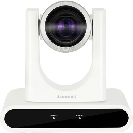 Lumens VC-R32 Full HD HDMI/IP/USB 12x PTZ Camera, TAA Compliant White