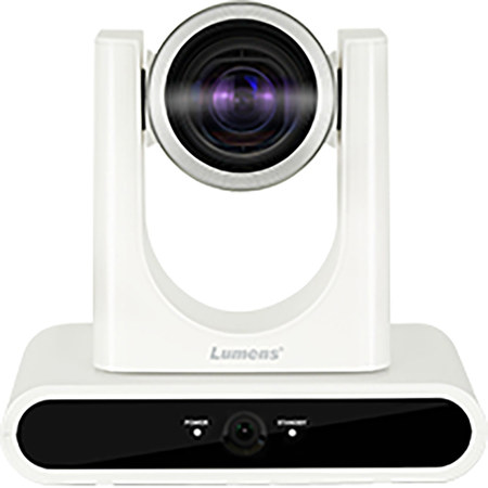 Lumens VC-TR30 Full HD Dual-Lens HDMI/IP/USB 12x PTZ Camera, TAA Compliant White