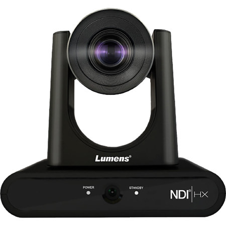 Lumens VC-TR40N FHD Dual-Lens NDI|HX3/3G-SDI/HDMI/IP 20x PTZ Camera, TAA Black