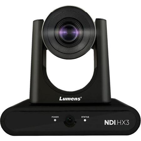 Lumens VC-TR41N FHD Dual-Lens NDI|HX3/3G-SDI/HDMI/IP 20x PTZ Camera, TAA Black