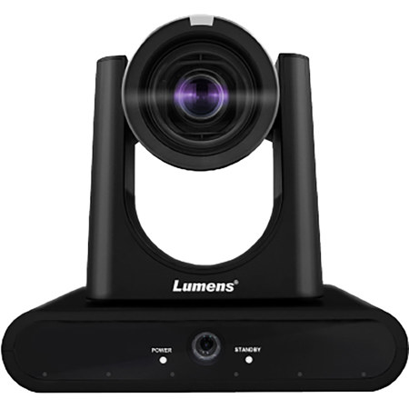 Lumens VC-TR60A 4K Dual-Lens HDMI/IP/USB 12x PTZ Camera, Teams, TAA Black