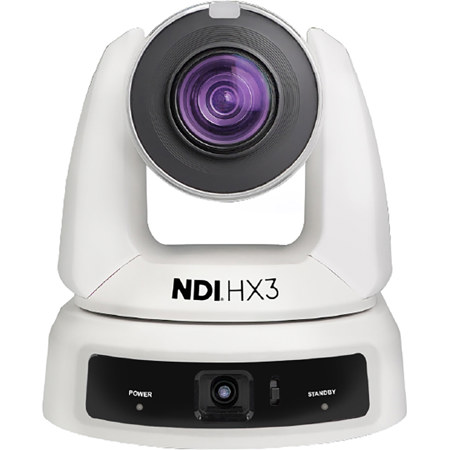 Lumens VC-TR61N 4K Dual-Lens NDI|HX3/3G-SDI/HDMI/IP 30x PTZ Camera, TAA White