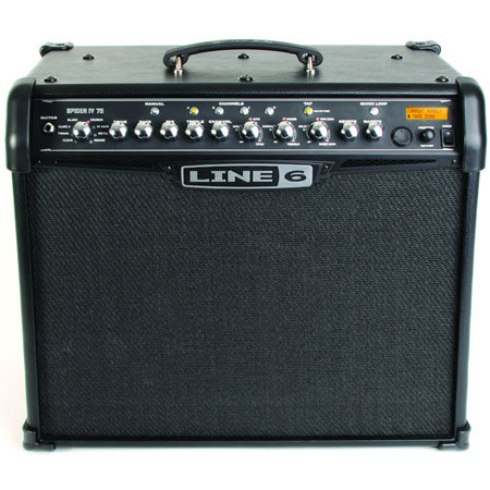 Line 6 Spider IV 75 Combo Guitar Amplifier, 75 Watts