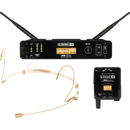 Line 6 XD-V75 Digital Wireless Microphone System with Tan Headset