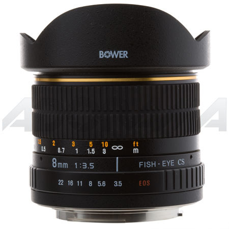 Bower 8mm f/3.5 Fisheye Lens for Canon APS-C EOS